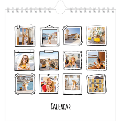 Square calendars  — Scrapbook snapshots [cover]
