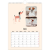A4 Photo Calendar — Dog paws and doodles [March]