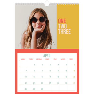 A3 photo calendars — Bright and beautiful [April]