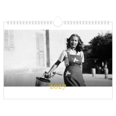 A4 Landscape Photo Calendar — Heritage style [cover]