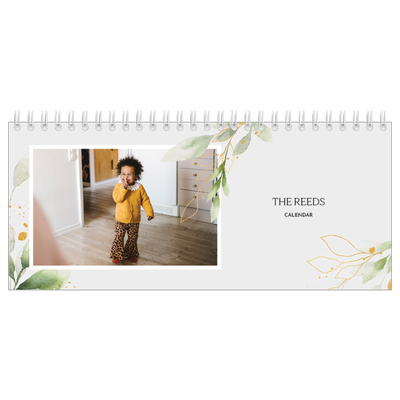 Desk calendars — Floral splash [cover]