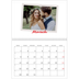 A4 Double Photo Calendar — Signed in crimson [March]