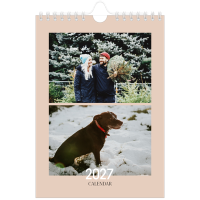 A5 Photo Calendar — Overlapping text [cover]