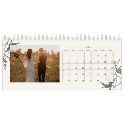 Desk calendars — Ink & ivy [April]