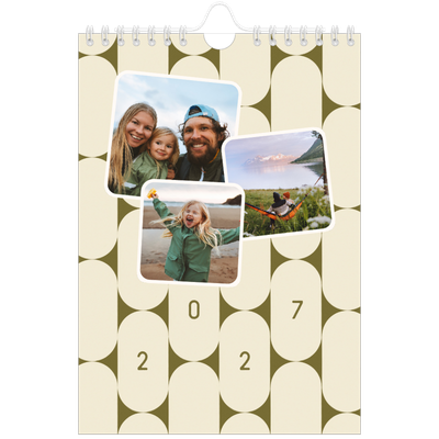 A5 Photo Calendar — Retro patterns [cover]