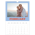 A3 photo calendars — Retro frames [February]