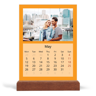Easel Desk Calendar Portrait  — Colour my world [cover]