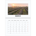 A4 Double Photo Calendar — Simple photo [March]