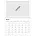 A4 Double Photo Calendar — Design your own product [March]