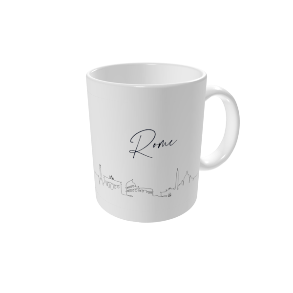 Personalised mugs — Rome skyline