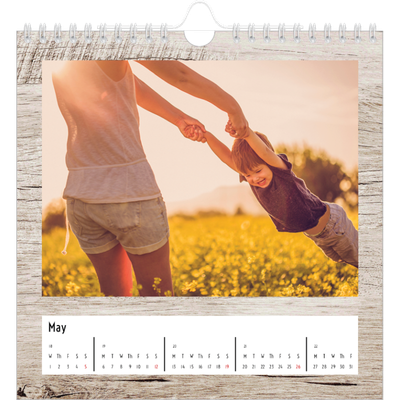 Square calendars  — Wood [cover]