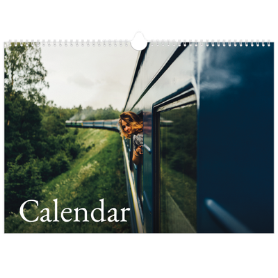 A3 Photo Calendar — Simple serif [cover]