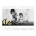 A4 Landscape Photo Calendar — Large glitter numbers [February]
