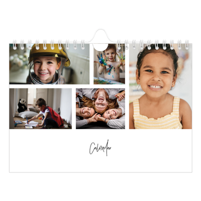 A5 Landscape Photo Calendar — Photo arrangements [cover]