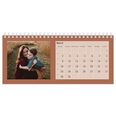 Desk calendars — Earth colours [March]