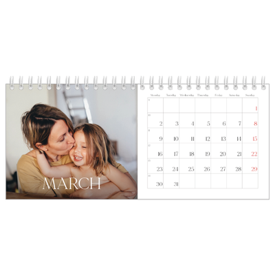 Desk calendars — Twelve big months [March]