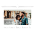 A4 Landscape Photo Calendar — Date box overlay [April]