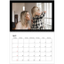 A4 Double Photo Calendar — Black margin [April]