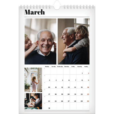 A4 Photo Calendar — Hot off the press [March]