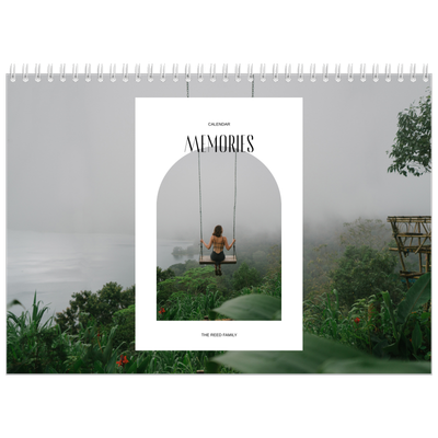 A4 Double Photo Calendar — The open arch [cover]