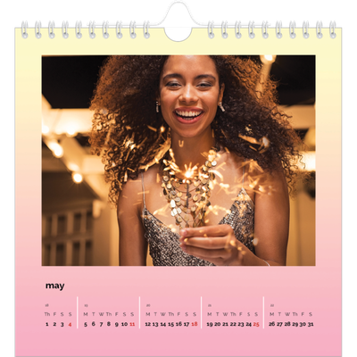 Square calendars  — Pastel shades [cover]