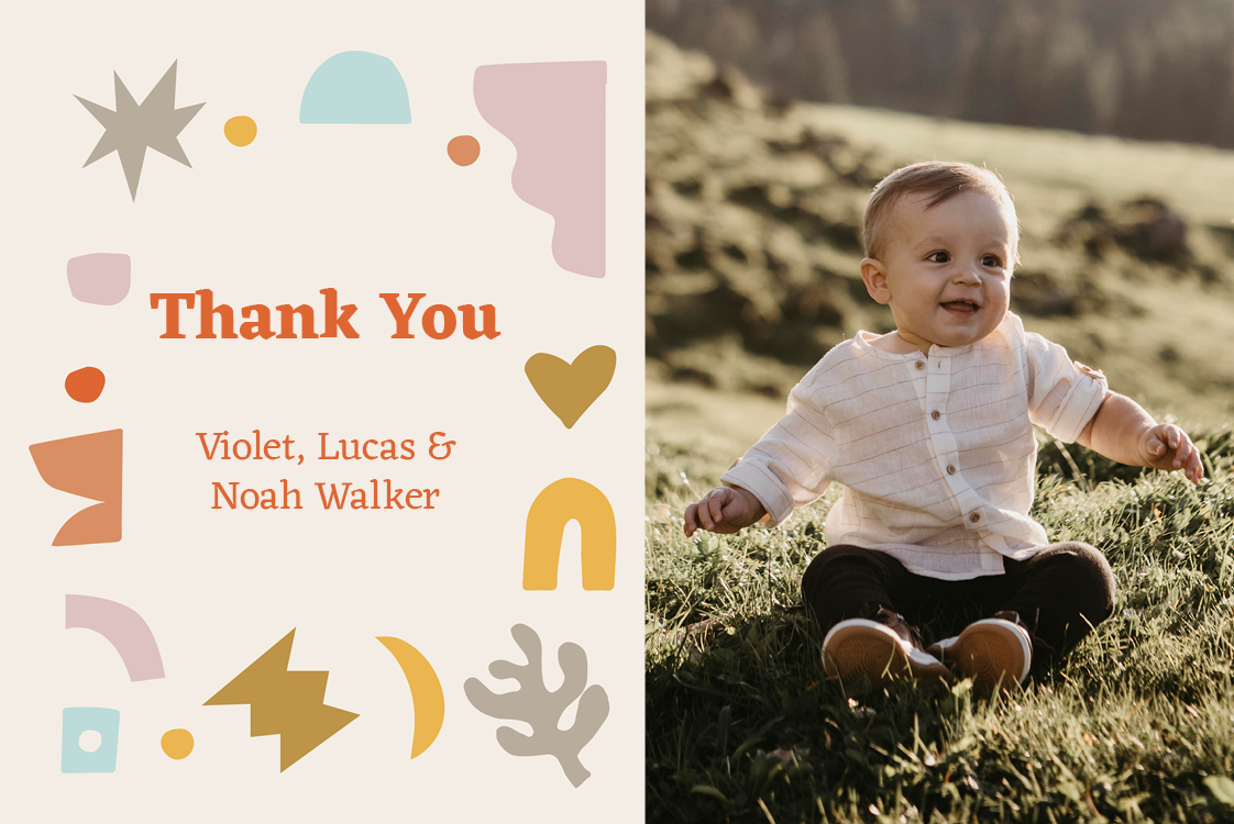 Thank you cards — Paper decoration