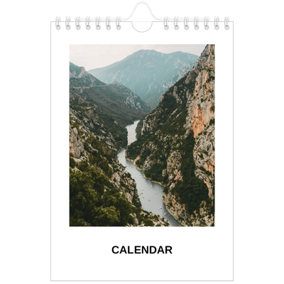 A5 Photo Calendar — Simple photo [cover]