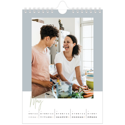 A5 Photo Calendar — Earthy frames [cover]