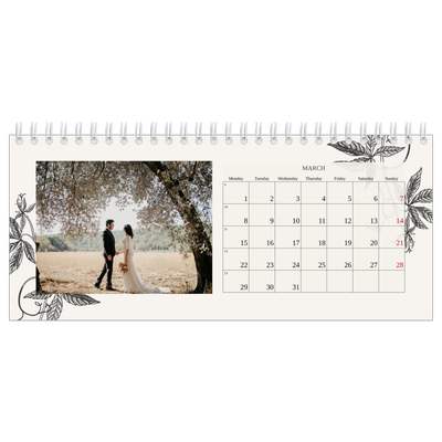 Desk calendars — Ink & ivy [March]