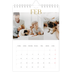 A5 Photo Calendar — Big gold text [February]