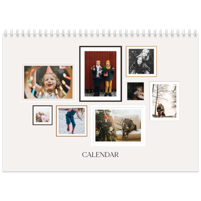 A4 Double Photo Calendar — Wall photo gallery [cover]
