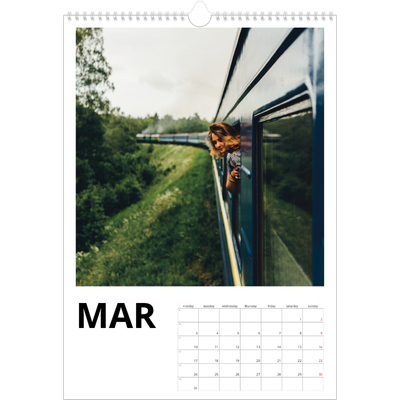 A3 photo calendars — Big date [March]