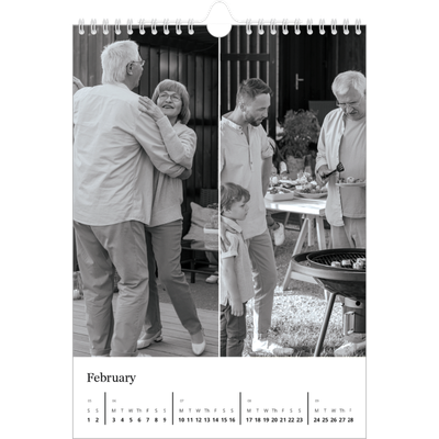 A4 Photo Calendar — Focus [February]