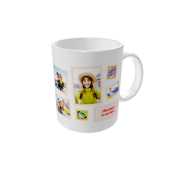 Personalised mugs — Vintage stamps