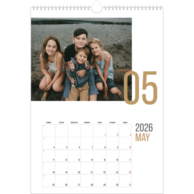 A3 photo calendars — Number months [cover]