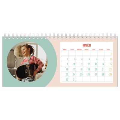 Desk calendars — Bright and beautiful [March]