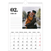 A4 Photo Calendar — Serif and moments [February]