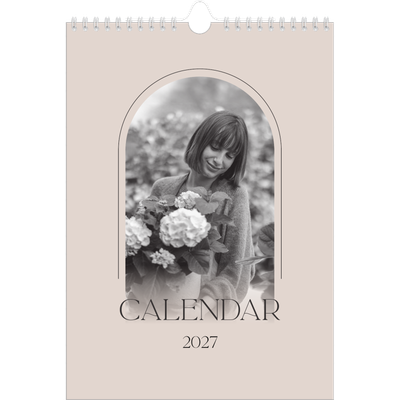 A4 Photo Calendar — Simple botanical [cover]