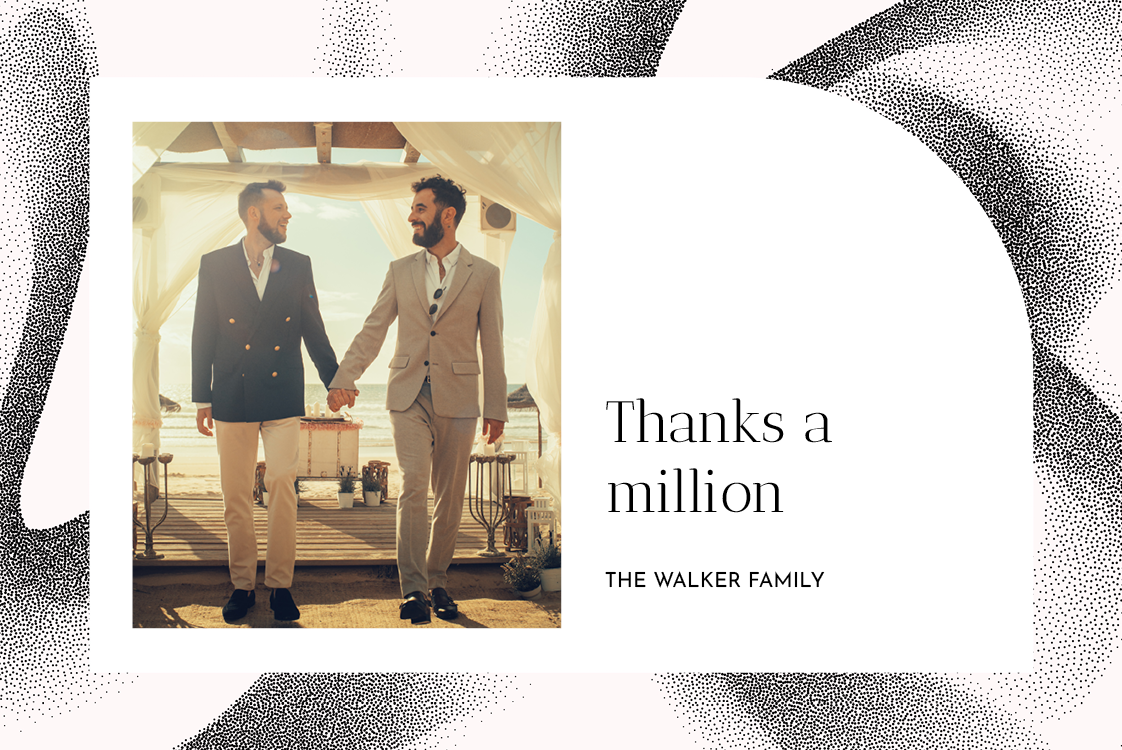 Thank you cards — Urban chic