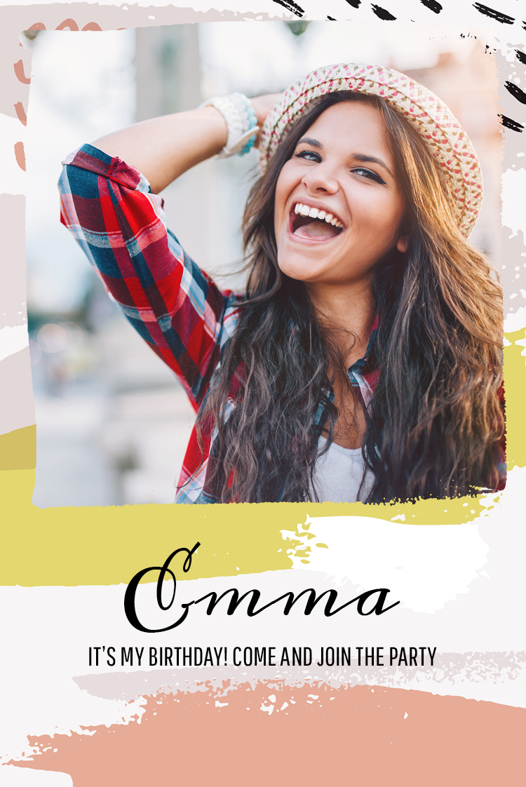 Invitations — Painted patterns