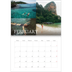 A4 Double Photo Calendar — Simple serif [February]