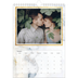 A4 Photo Calendar — Gold frame marble [February]