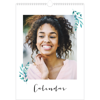 A3 photo calendars — Flower illustrations [cover]