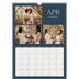 A3 photo calendars — Slate and serifs [April]
