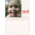 A4 Double Photo Calendar — 90s nostalgia [April]