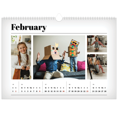 A3 Photo Calendar — Hot off the press [February]
