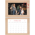 A4 Double Photo Calendar — Pops of red [February]