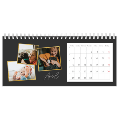 Desk calendars — So many memories [April]