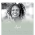 Square calendars  — Misty green [April]