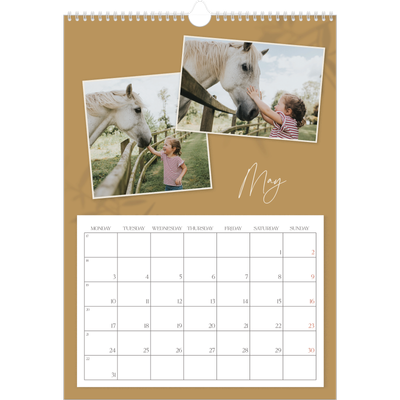 A3 photo calendars — Down to earth [cover]